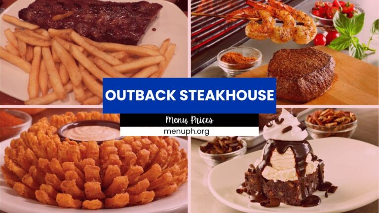 OUTBACK STEAKHOUSE MENU PHILIPPINES PRICES 2024