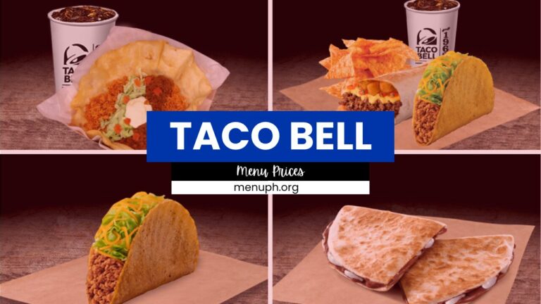 TACO BELL MENU PHILIPPINES & UPDATED PRICES 2024