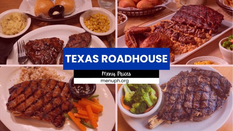 TEXAS ROADHOUSE MENU PHILIPPINES & UPDATED PRICES 2024