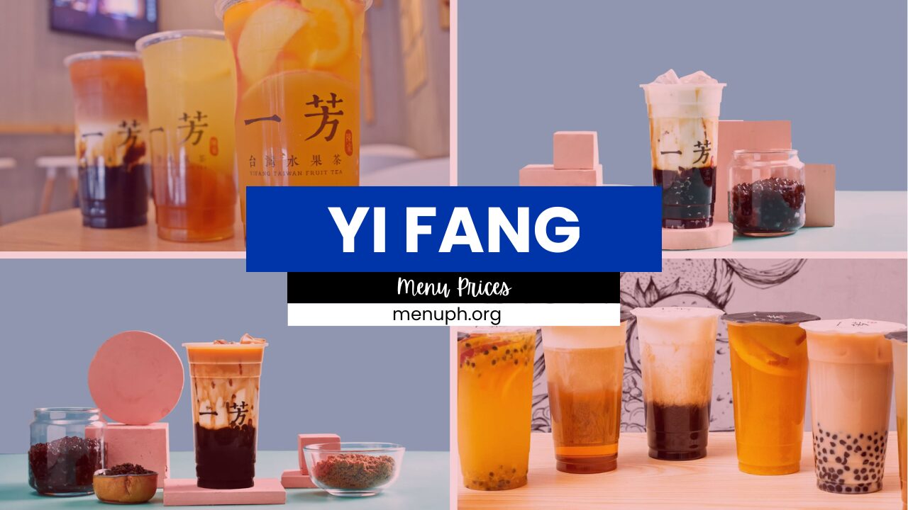 YI FANG MENU PHILIPPINES & UPDATED PRICES 2025