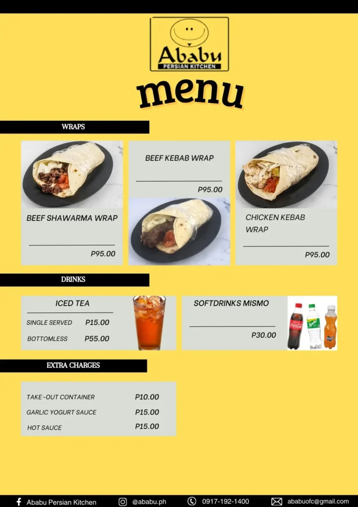 Ababu Menu