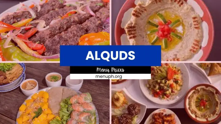Alquds Menu Philippines