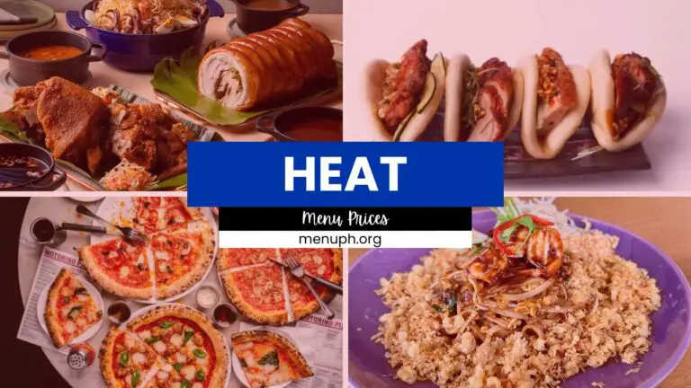 Heat Philippines Menu