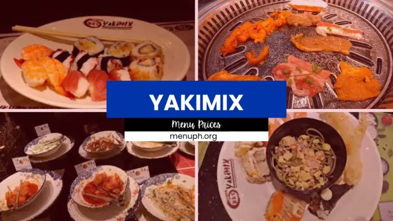 Yakimix Menu Philippines