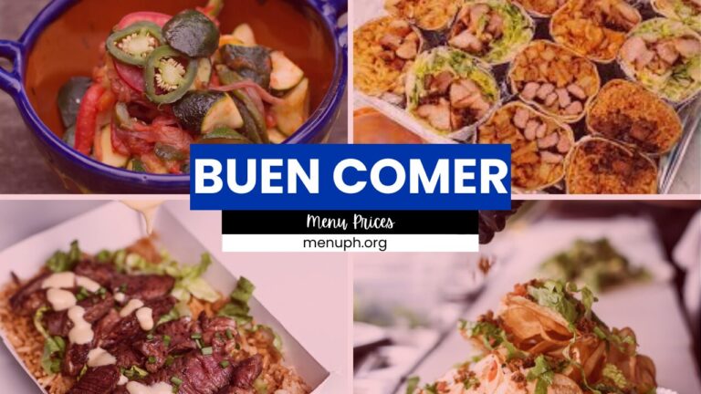 Buen Comer Menu Philippines