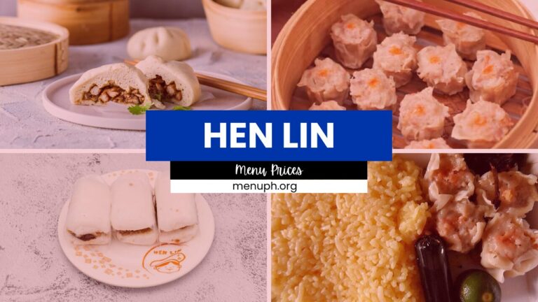 Hen Lin Menu Philippines