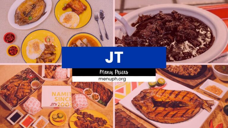 JT Menu Philippines