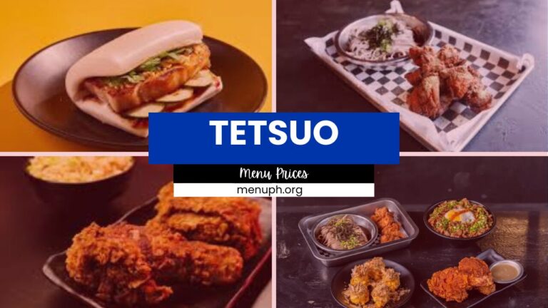 Tetsuo Menu Philippines
